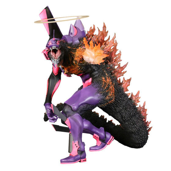 Miniatura: PLEX Godzilla vs. Evangelion Toho 30cm Eva Unit-01 Burning G Awakening Form