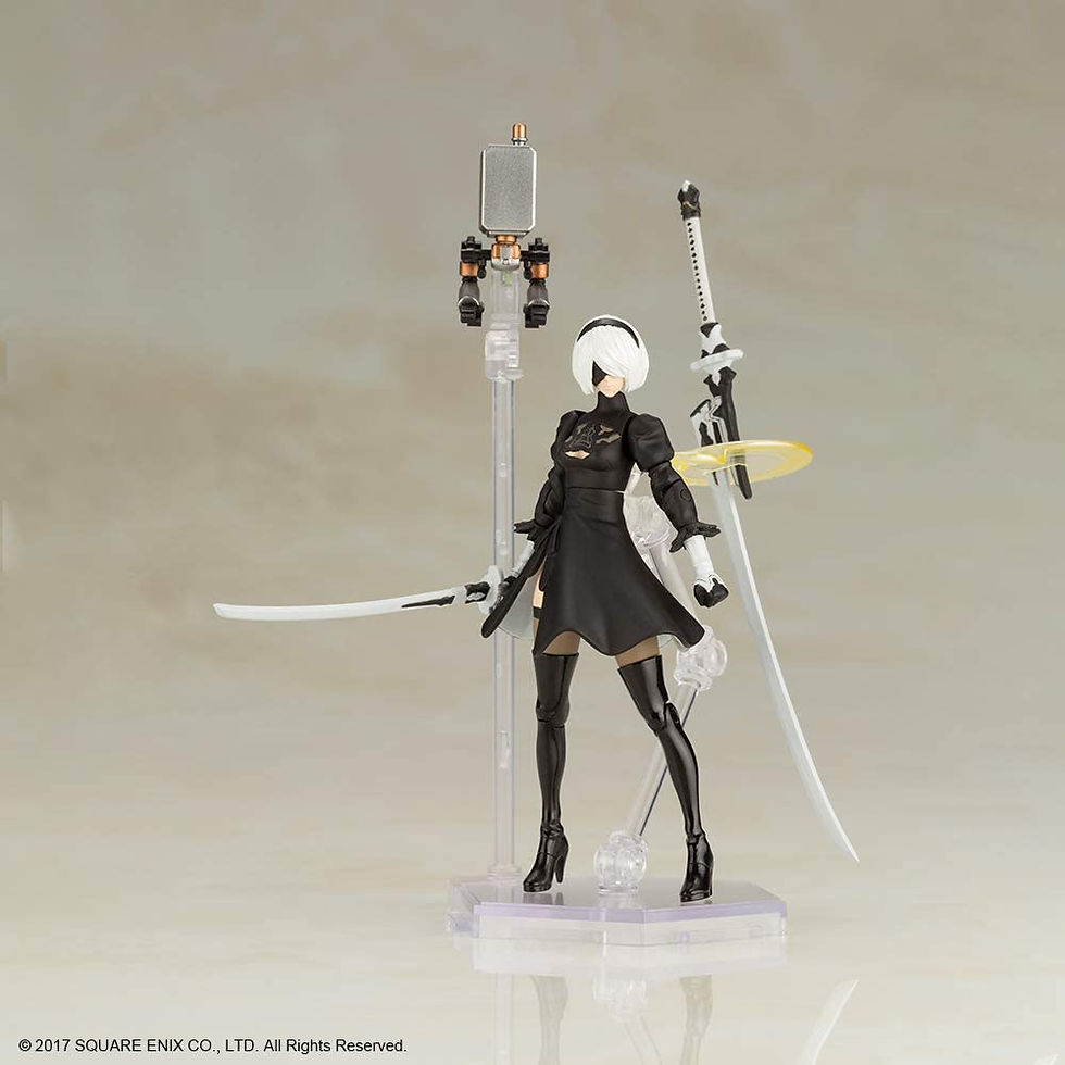 サムネイル： NieR: Automata Plastic Model Kit Flight Unit Ho229 Type-B & 2B YoRHa No.2 Type B