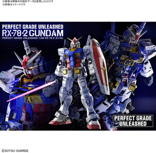 PG UNLEASHED RX-78-2 Gundam 1/60 scale Japan version | LUNA