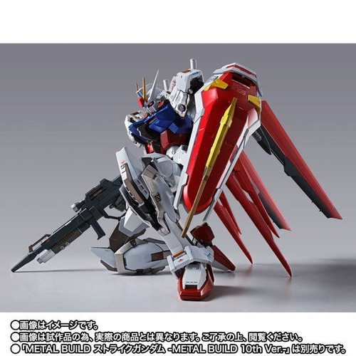 模型/プラモデル BANDAI - L BUILD AILE STRIKER 10th Ver Bandai METAL BUILD Strike Gundam 10th Ver. & Aile Striker