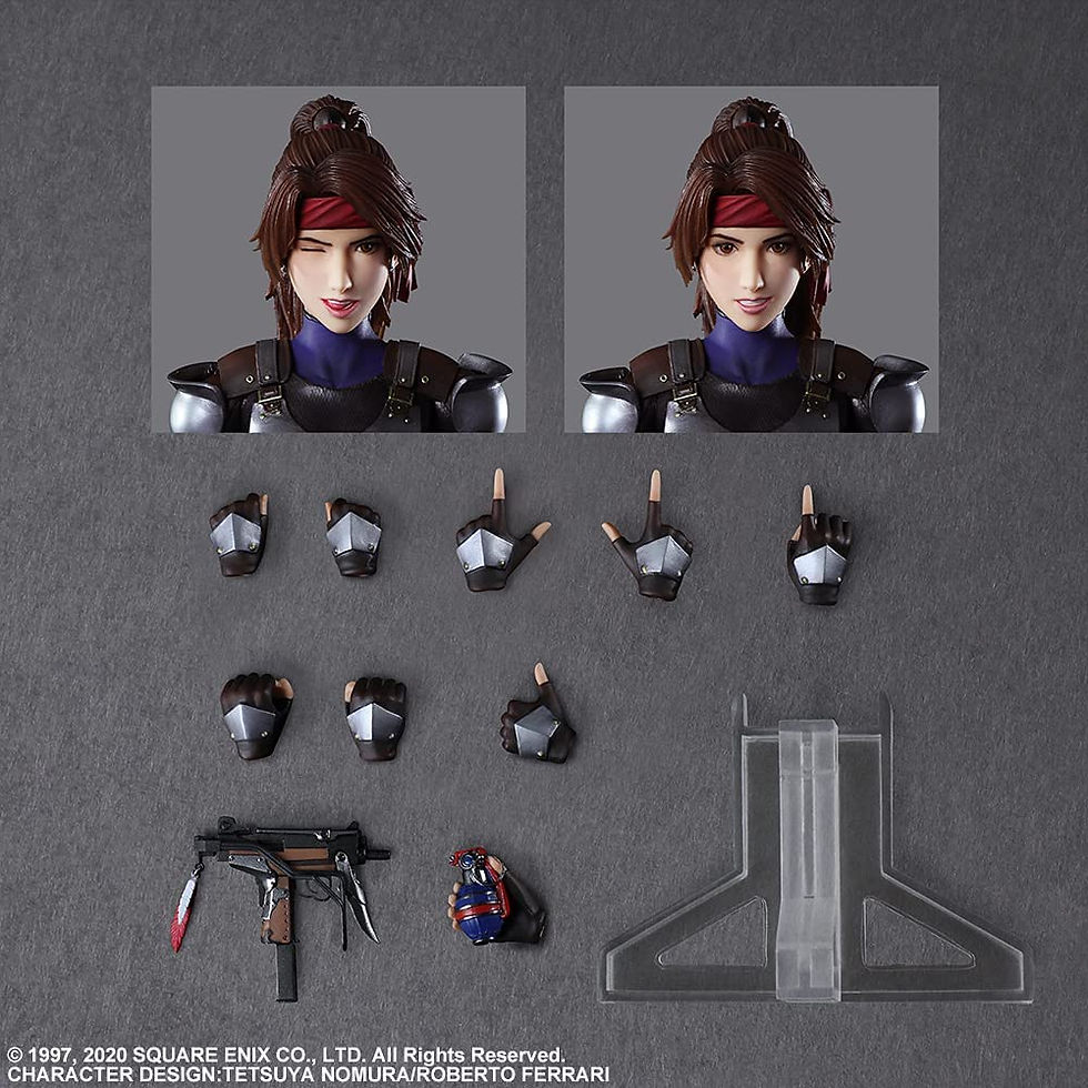 縮圖：FINAL FANTASY Ⅶ Remake PLAY ARTS KAI Jessie & Motor Bike set Japan version