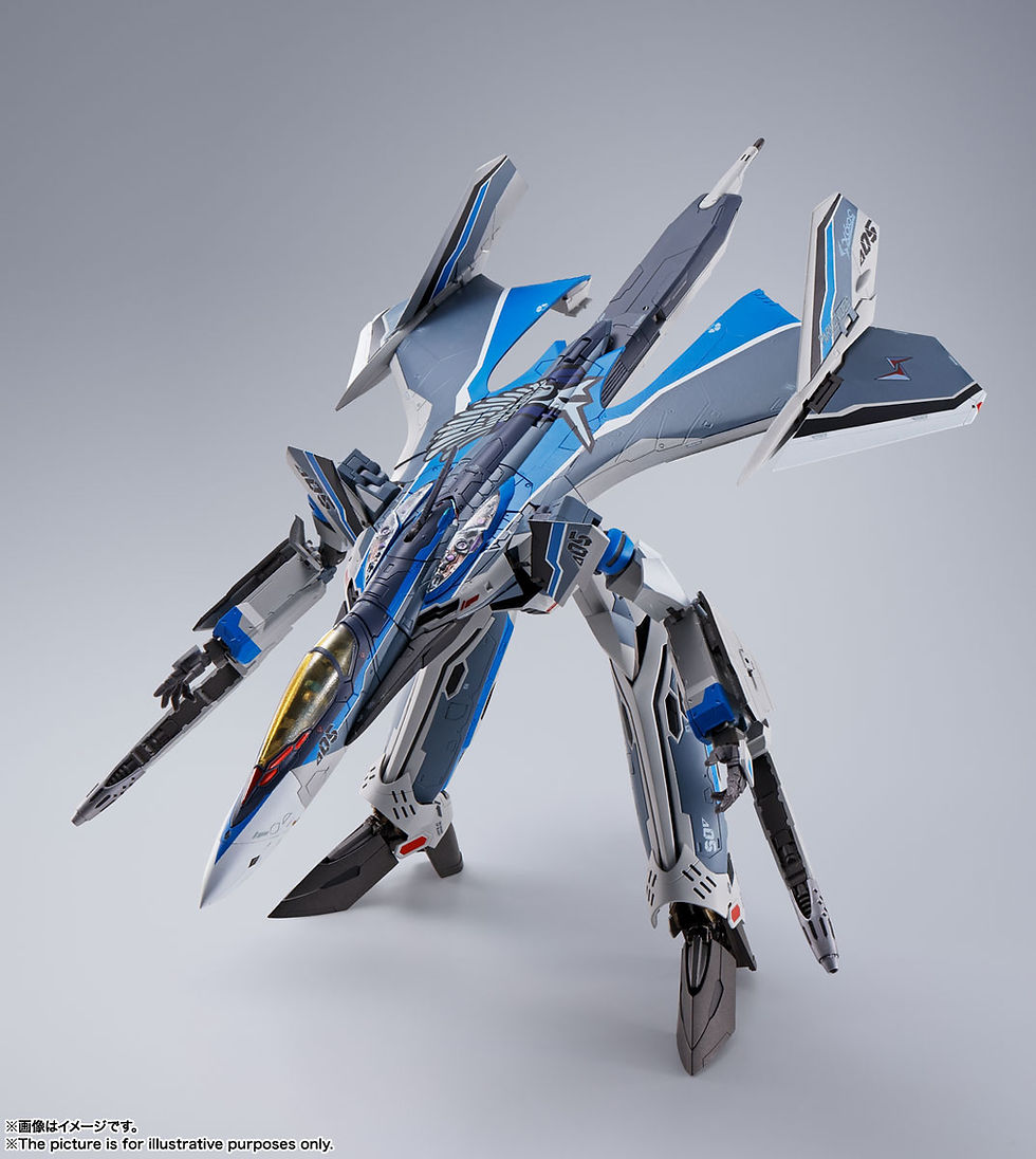 Miniatura: Bandai DX Chogokin VF-31AX Kairos Plus (Hayate Immelmann) Japan version