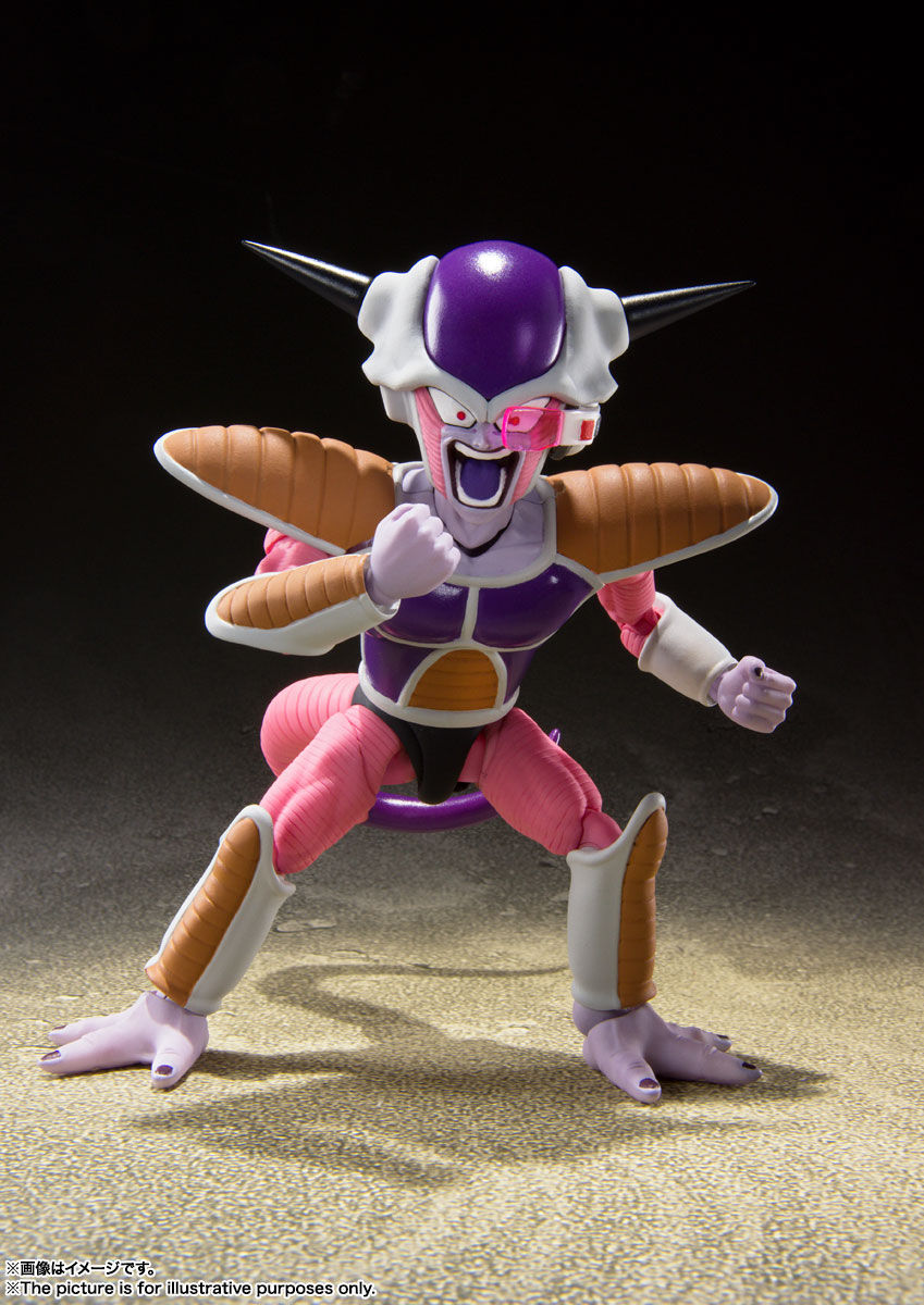 Miniature : Bandai S.H.Figuarts Frieza First Form & Frieza Pod Japan version