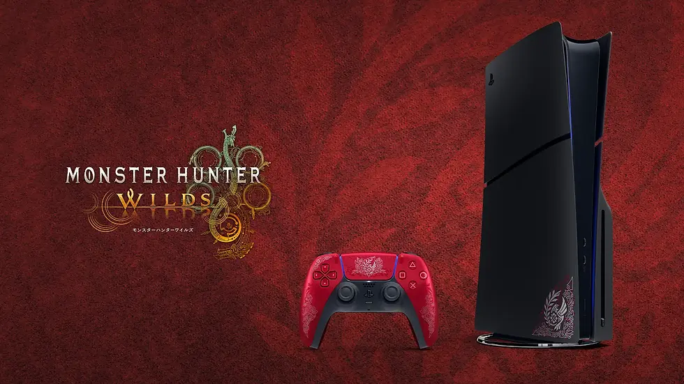 PS5 Cover & DualSense Wireless Controller "MONSTER HUNTER WILDS" Limited Edition