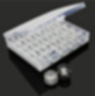 Thumbnail: For home sewing machine - bobbin -- flat - core - core (transparent) - tall (boxed)