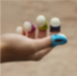 Thumbnail: German Prym needle thimble soft thimble cross stitch imported finger set tool Soft Comfort Fingerhut Thimble 431142