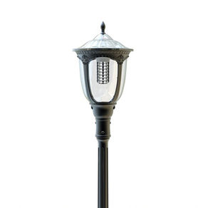 Light Efficient Design's Solar Post Top Fixtures Eliminate Trenching or Wiring