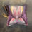 Thumbnail: Born Plum Gauze and Linen 15" Throw Pillow