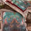 Thumbnail: Desert Jewels 2 Gauze and Linen Spirit Pillow-Cognac silk velvet