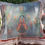 Thumbnail: Ether Spirit Gray Gauze and Linen Spirit Pillow-Cognac silk velvet