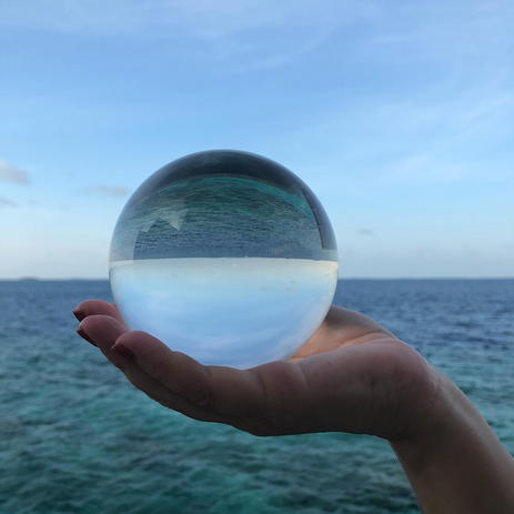 “To see a world in a grain of sand. And a heaven in a wild flower, Hold infinity in the pa