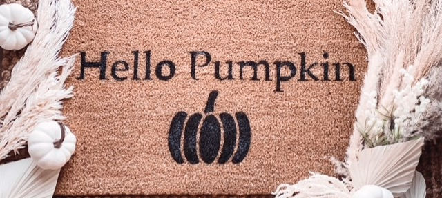 DIY Fall Doormat Tutorial using the Cricut Explore Air 3