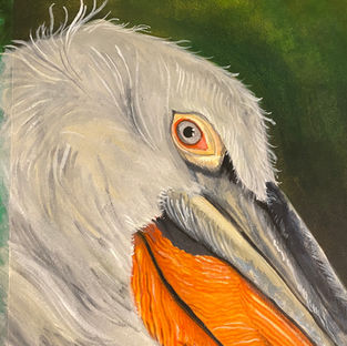 Oil painting of USA Flag