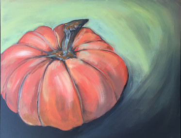 Pumpkin on Plywood