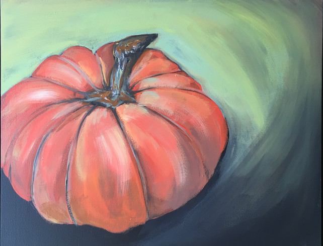 Pumpkin on Plywood