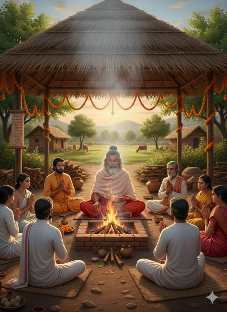Indra Yajna at Vasishta Vedic Tapovanam