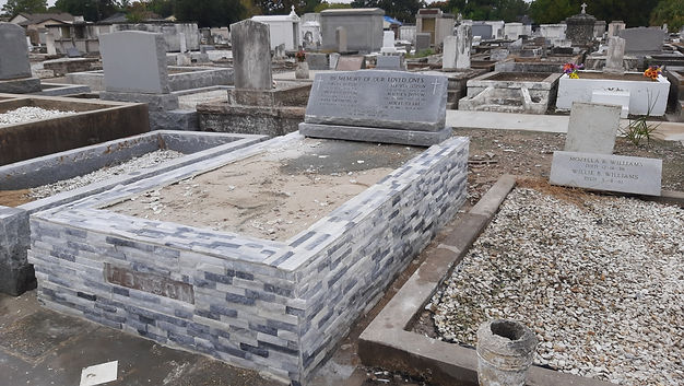 New Orleans cemetery restoration, tomb repair, tomb restoration, cemetery repairs, New Orleans tomb grave cleaning painting, new tombs, tomb construction