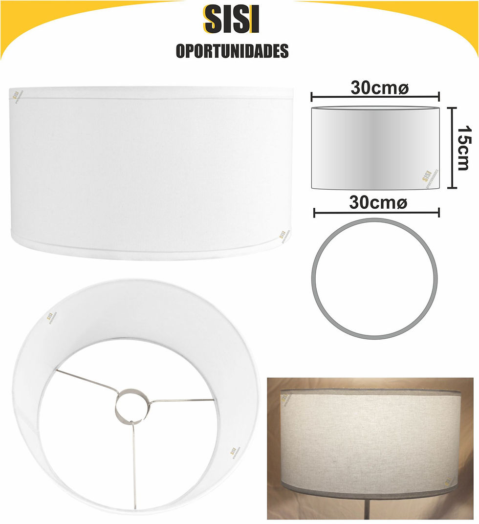 Miniatura: Pantalla cilíndrica 30cm zuncho