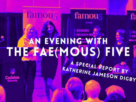 Fae Johnstone takes home a Famous 5 Award