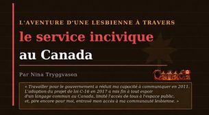 L’aventure d’une lesbienne à travers le service incivique au Canada
