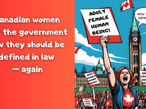 Canadian women tell the government how they should be defined in law – again