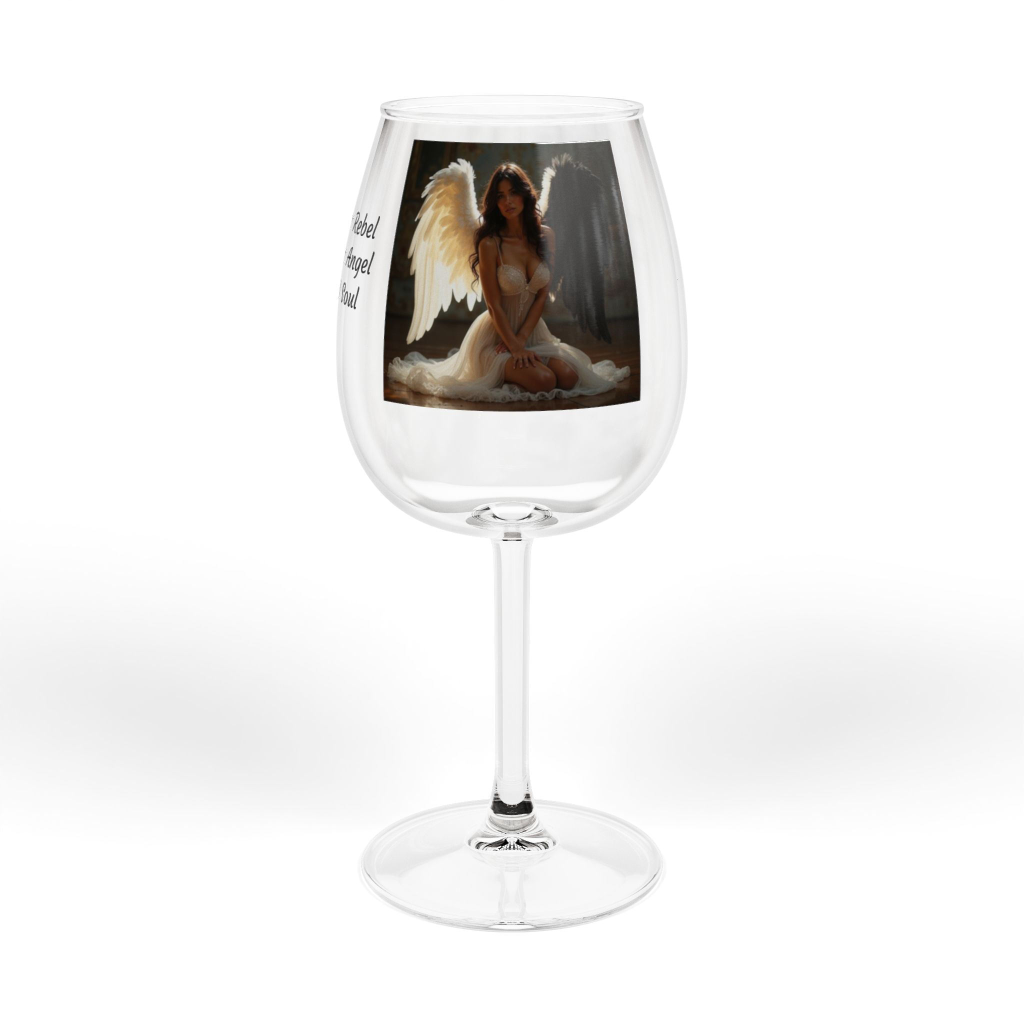 Part Rebel Part Angel All Soul Collection, Wine Glass, 12oz