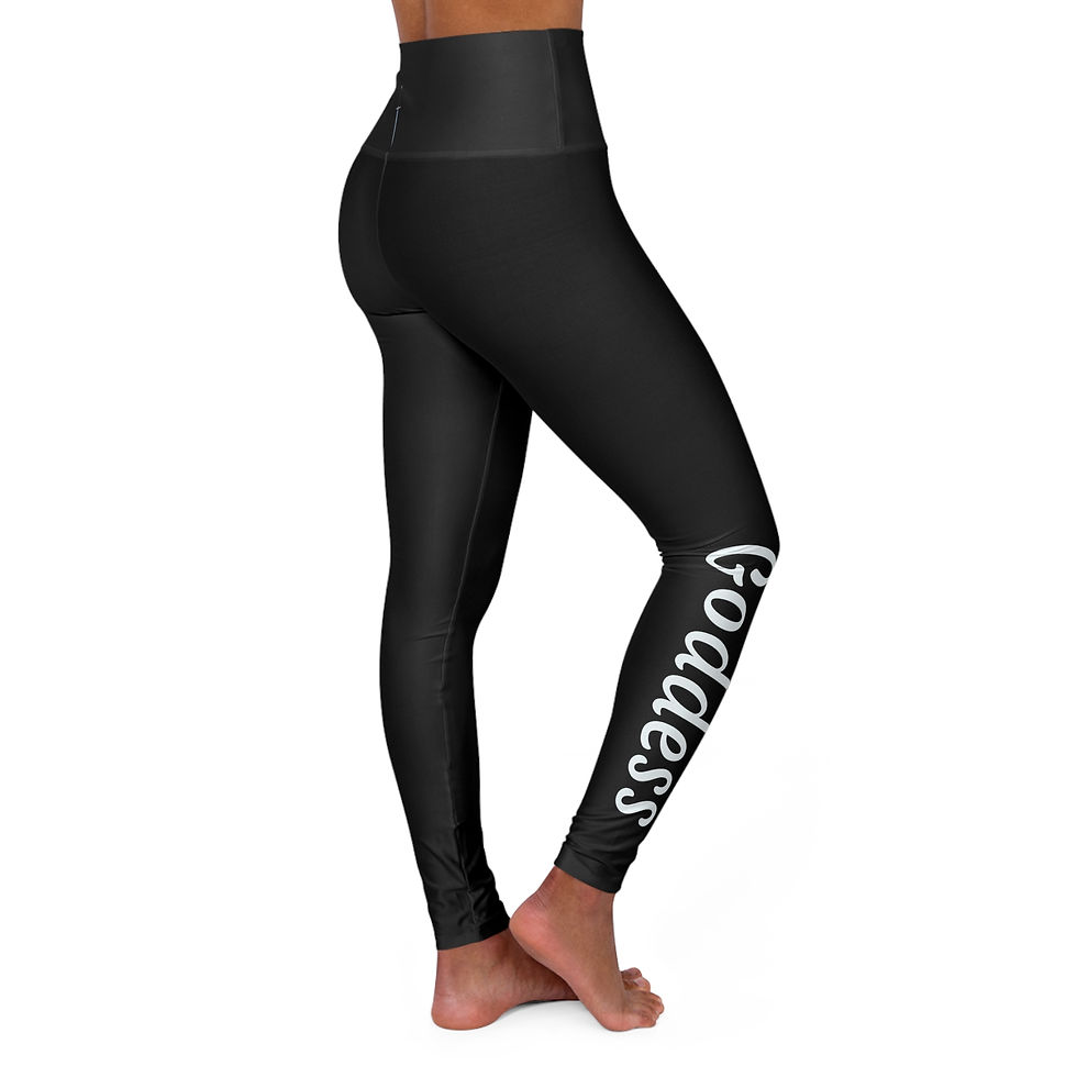 Goddess Collection Custom High Waisted Yoga Leggings 