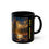 Thumbnail: Chicago Night Sky Black Mug 11oz