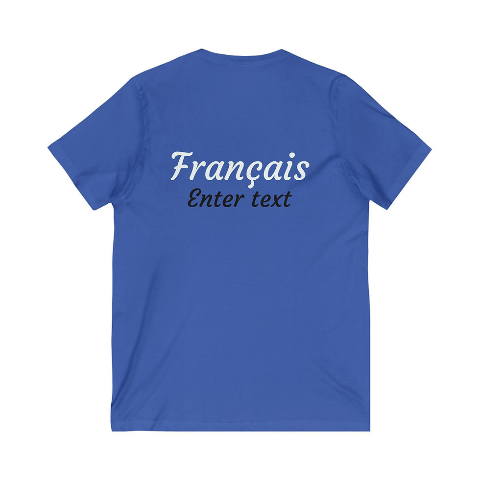 Thumbnail: Parlez-vous Français, V-Neck T-Shirt, More Colors Available!