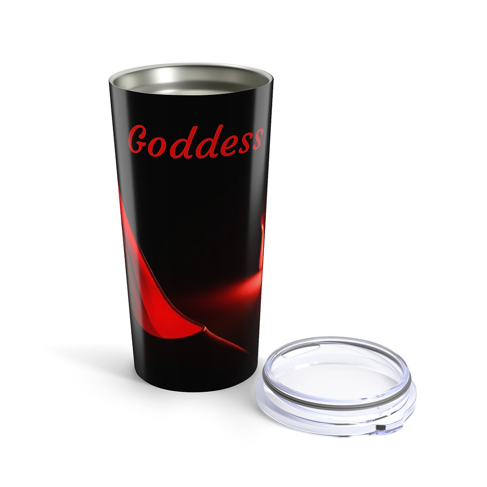 Thumbnail: Goddess, Red High Heeled Shoes, Tumbler 20oz