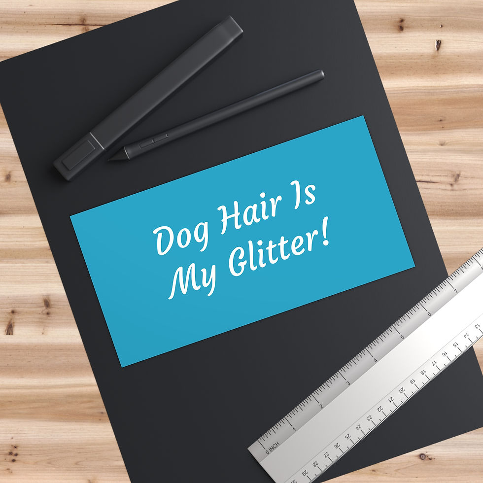 Thumbnail: Dog Hair Is My Glitter - Bumper Sticker