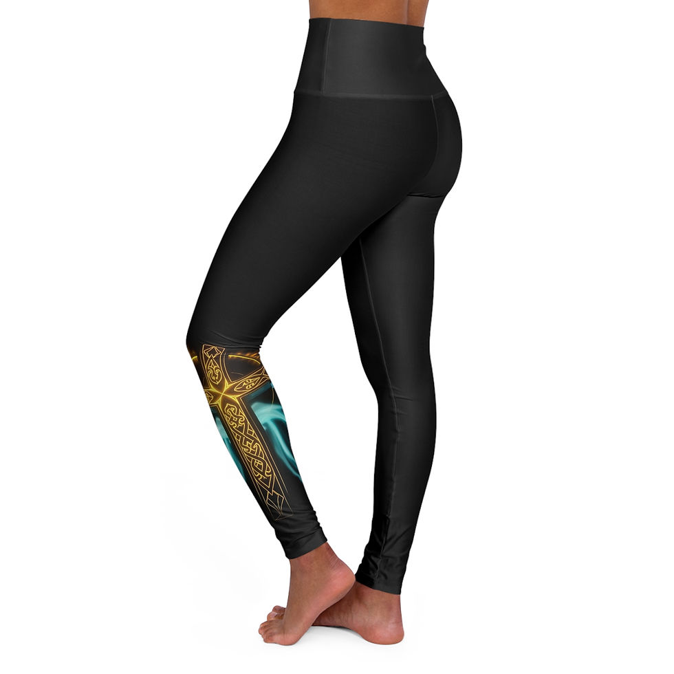 Amen Collection Custom High Waisted Yoga Leggings 