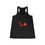 Thumbnail: Red High Heel Shoes - Collection, Women's Flowy Racerback Tank