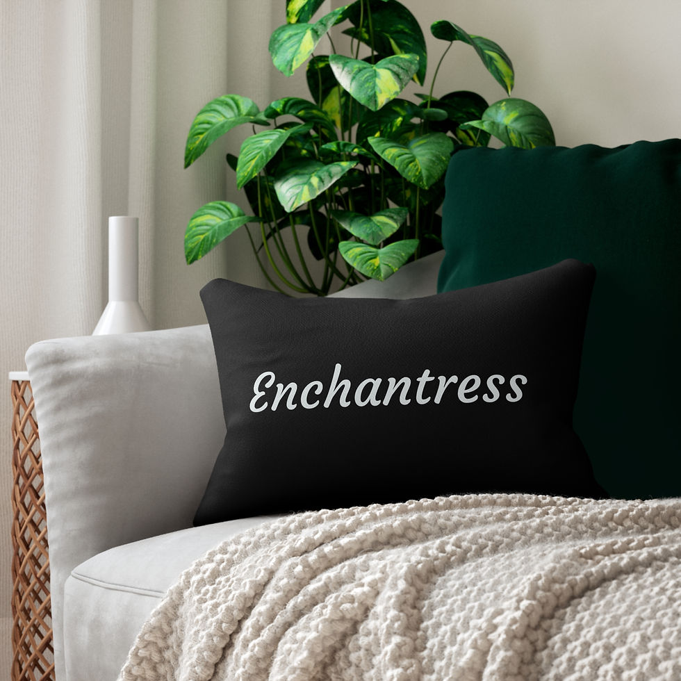 Enchantress- Collection Spun Polyester Lumbar Pillow