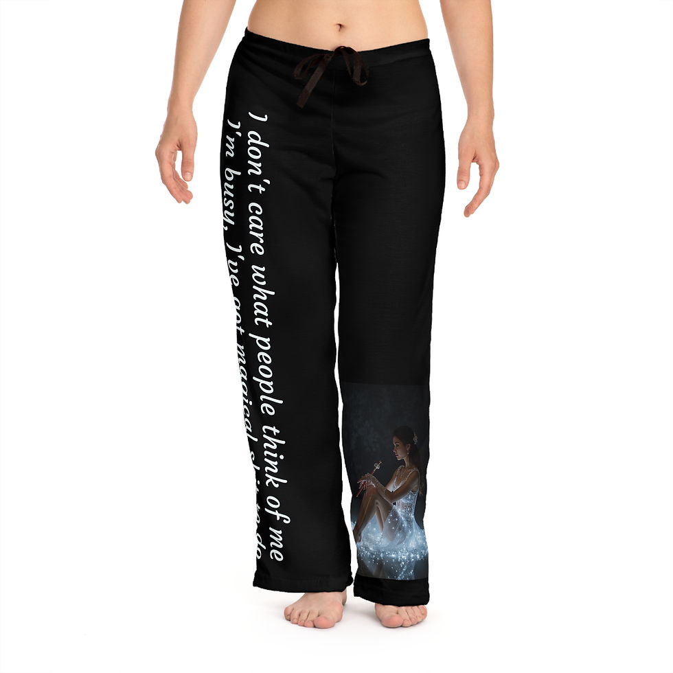 Thumbnail: I've Got Magical Shit To Do Collection Women's Pajama Pants (AOP)