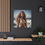 Thumbnail: Crimson Wave Beach Goddess - Canvas Gallery Wrap 
