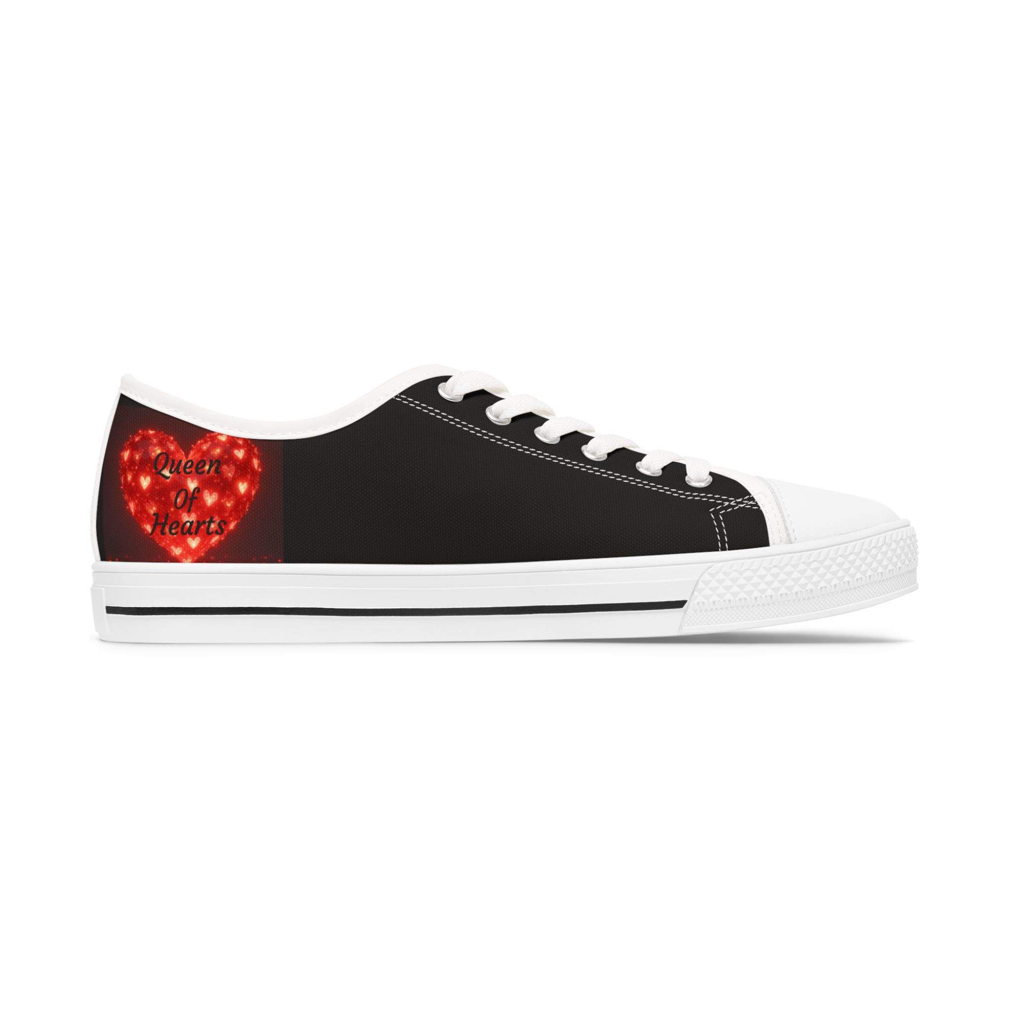 Queen of Hearts - Collection Women's Low Top Sneakers