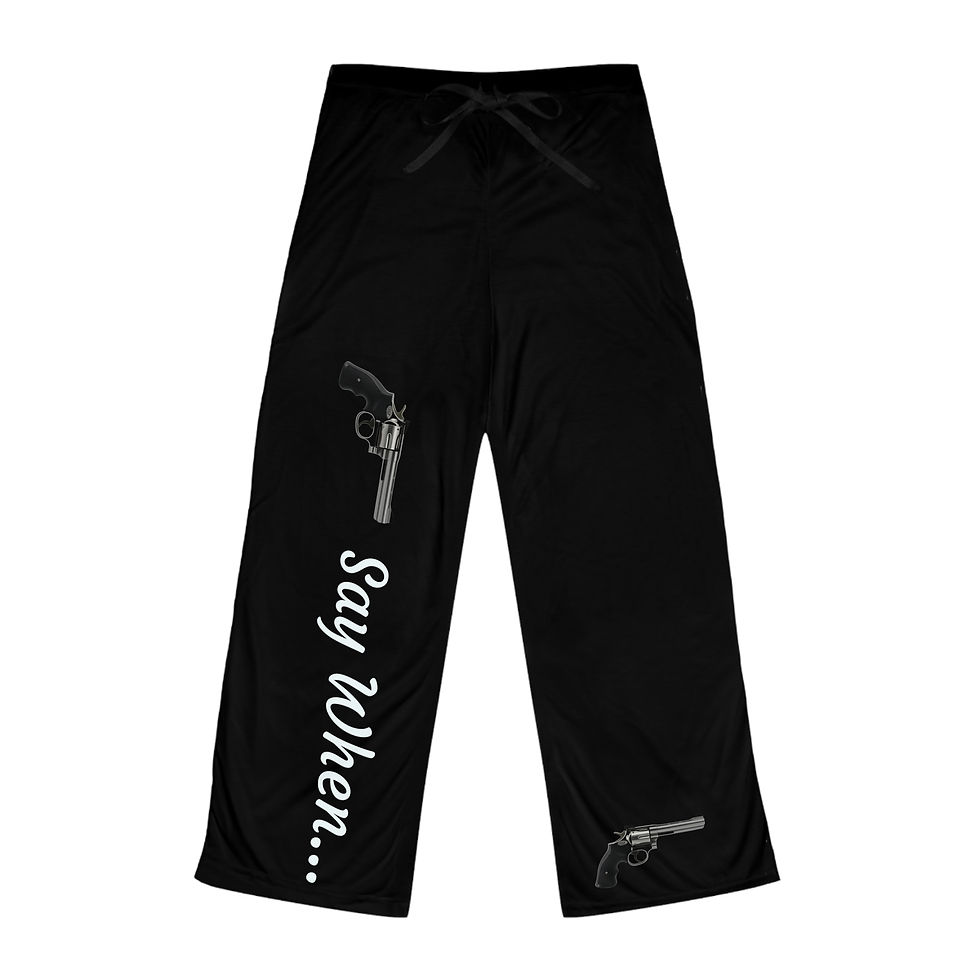 Say When - Collection Women's Pajama Pants (AOP)