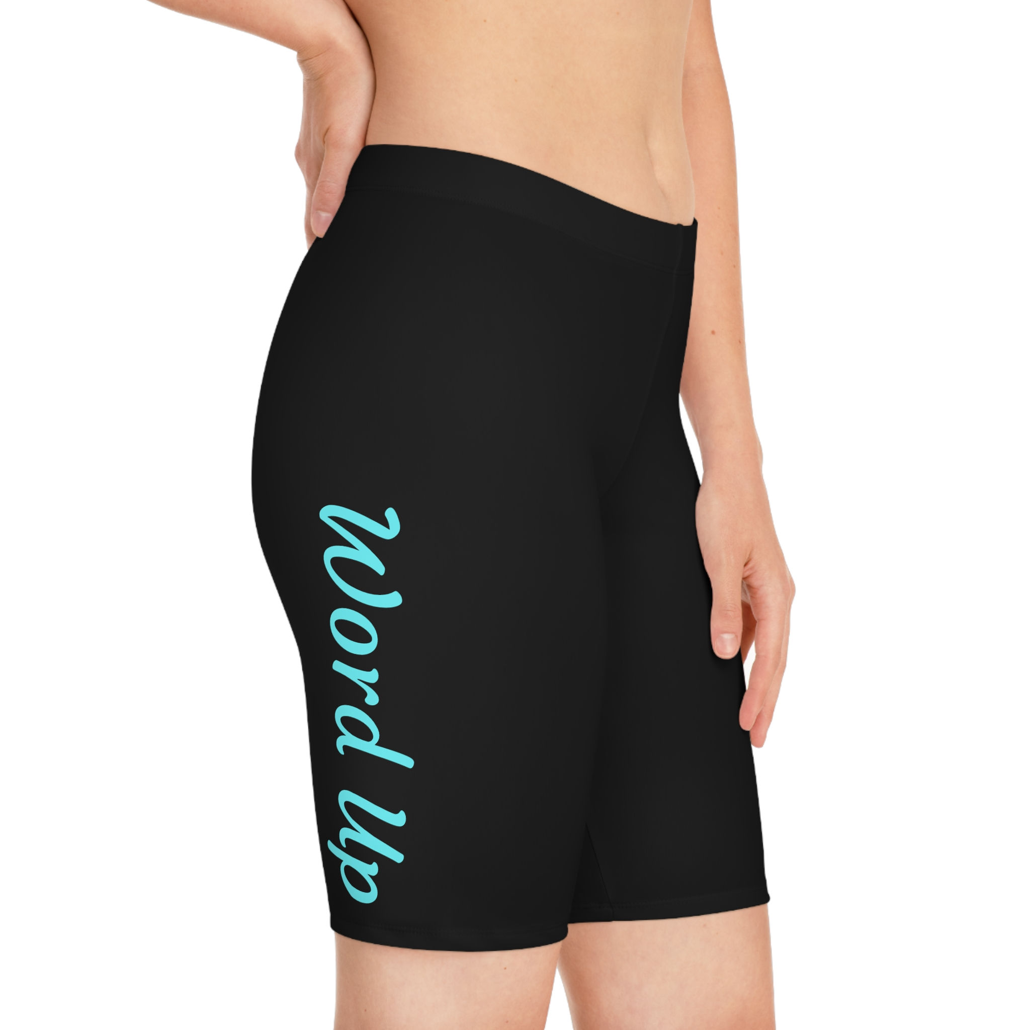 Word Up - Bike Shorts (AOP)
