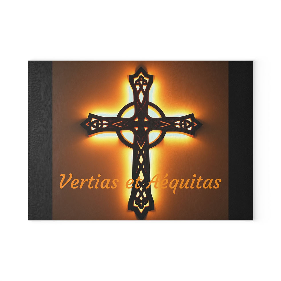 Thumbnail: Vertias et Aéquitas Custom Glass Cutting Board