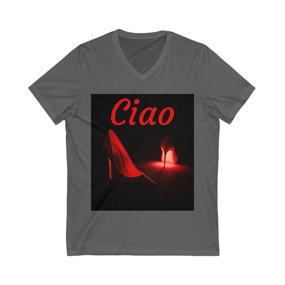 Thumbnail: Ciao - V- Neck T-Shirt, More Colors  Available!