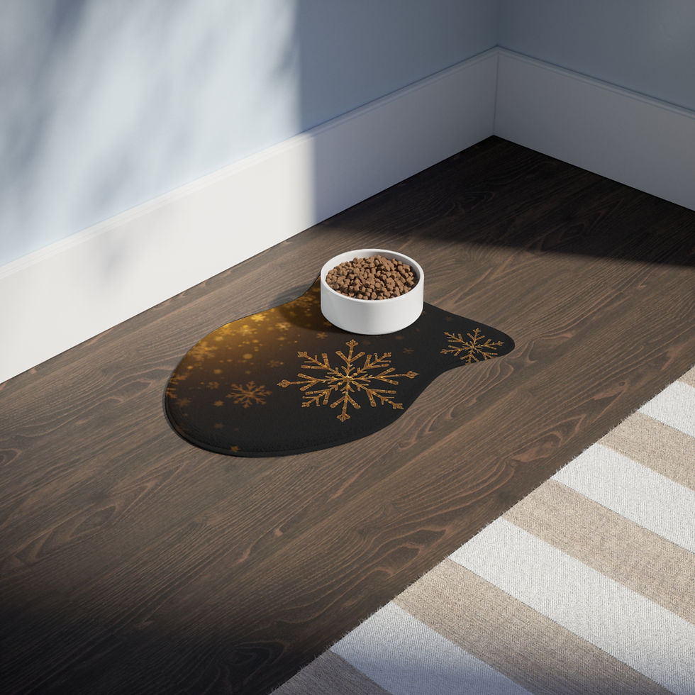 Thumbnail: Snowflake - Collection - Pet Feeding Mats, More Shapes Available!