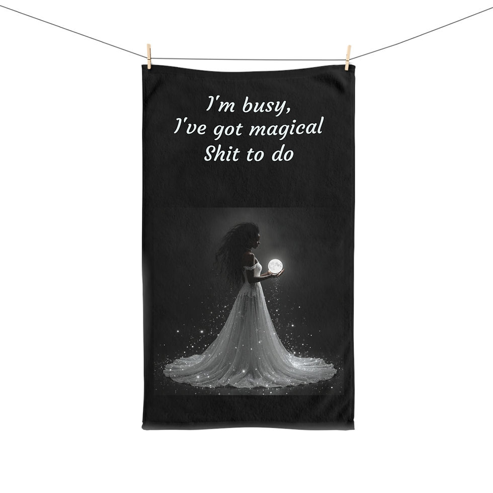 Thumbnail: I'm Busy, I've Got Magical Shit to Do - Collection, Hand Towel
