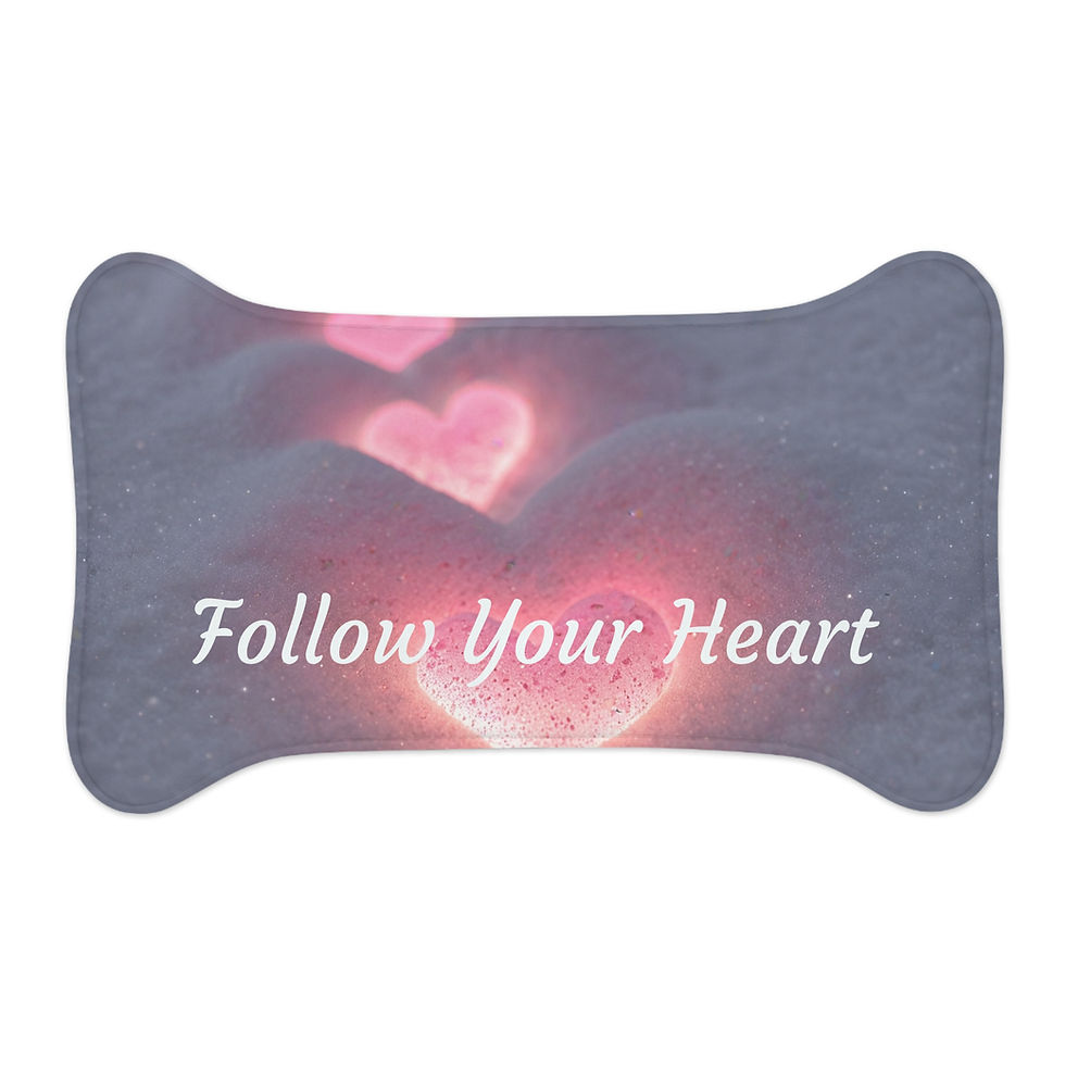 Thumbnail: Follow Your Heart - Collection - Pet Feeding Mats