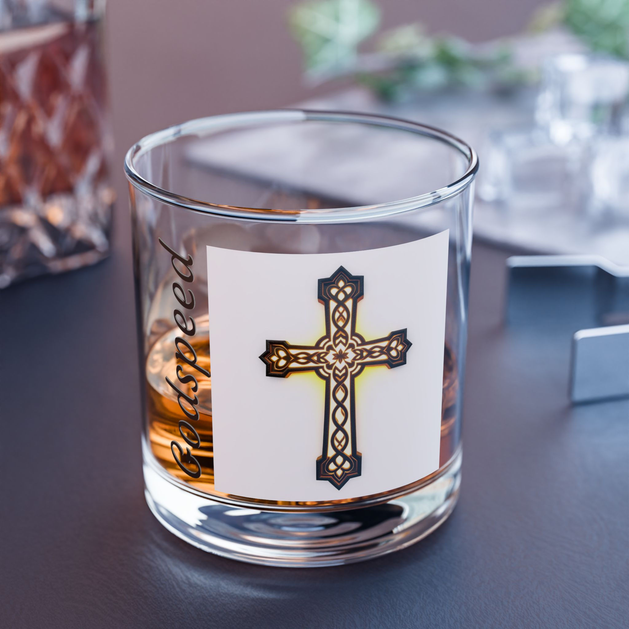 Godspeed Collection Rocks Glass, 10oz