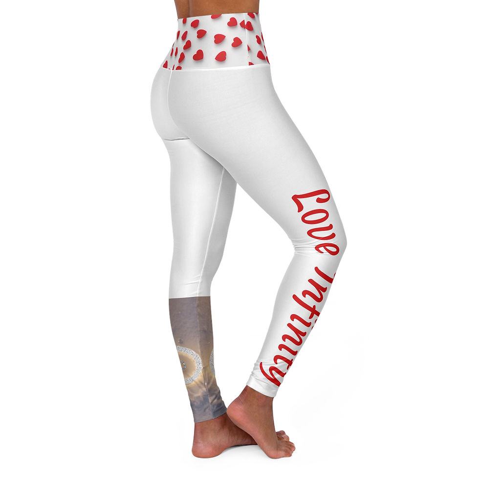 Love Infinity Collection Custom High Waisted Yoga Leggings 
