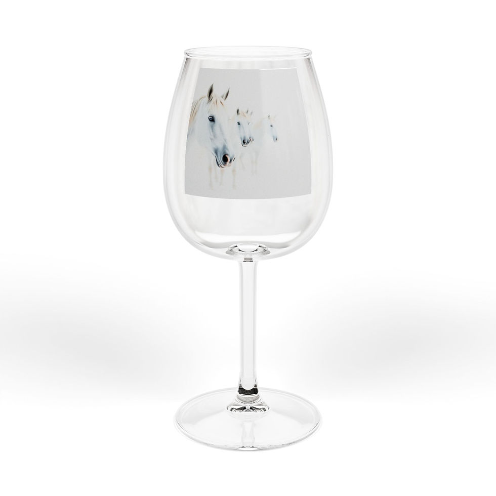 Spirit Horse Collection, Wine Glass, 12oz