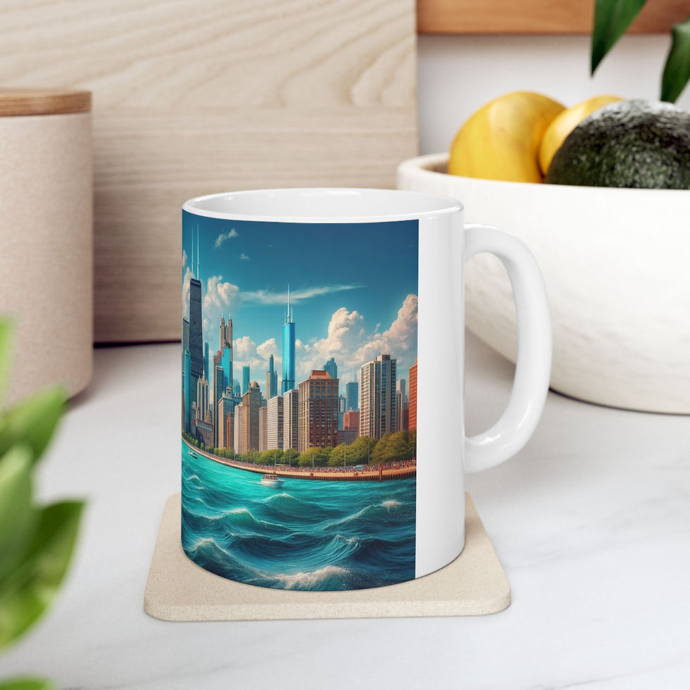 Thumbnail: Chicago Life - Ceramic Mug, (11oz, 15oz)