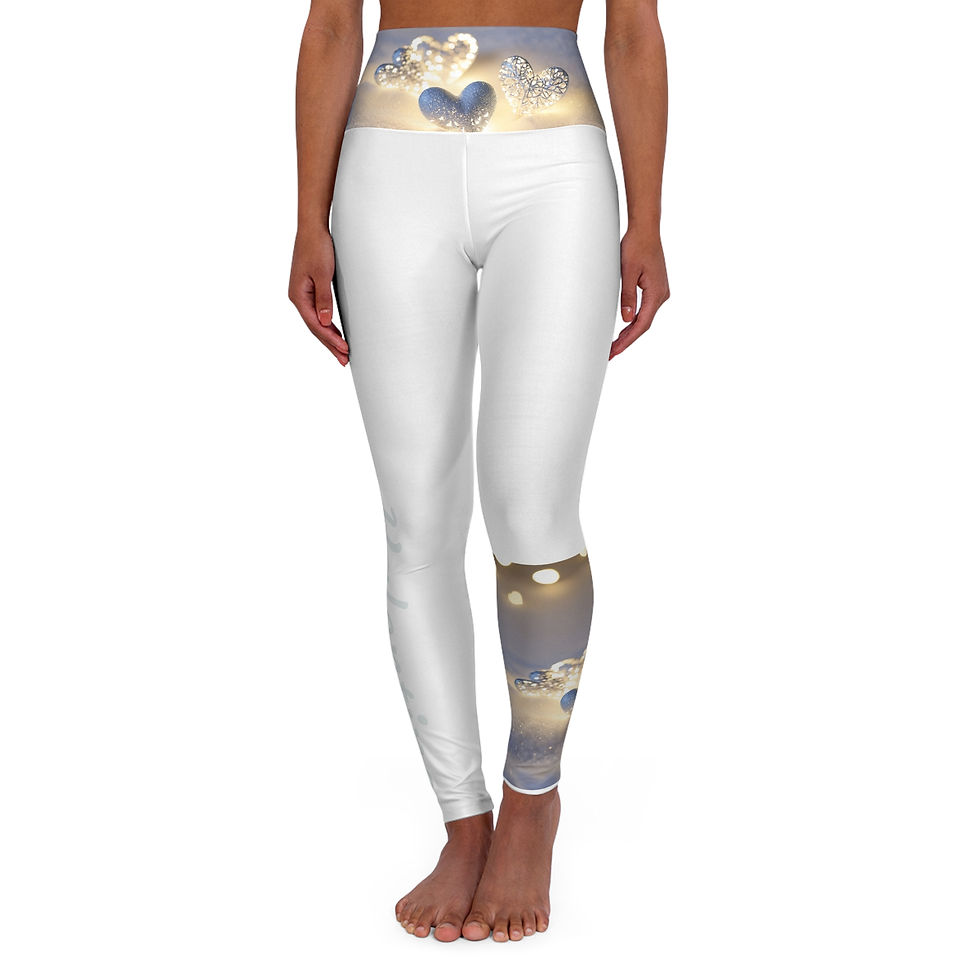Thumbnail: Valentine Collection Custom High Waisted Yoga Leggings 