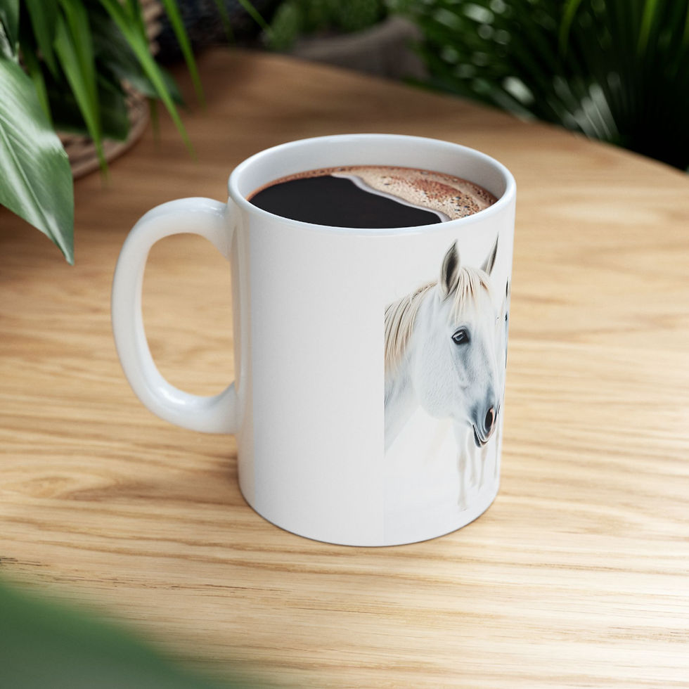 Thumbnail: Spirit Horse - Ceramic Mug, (11oz, 15oz)